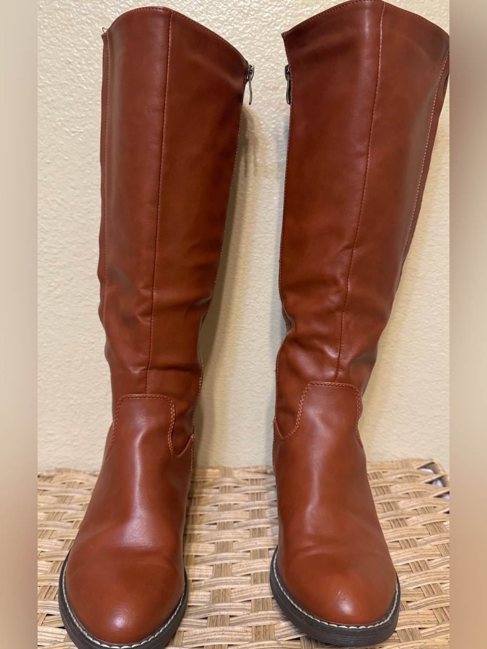 Women's Tall Brown Riding Boots